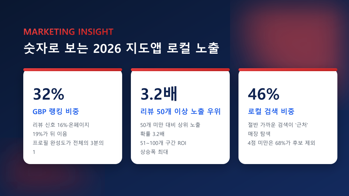 2026년 지도앱 노출, 무엇이 순위를 결정하나